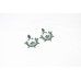 Chaand Bali Earrings Silver 925 Sterling Natural Green Onyx Gem Stone Handmade Women Gift E540 